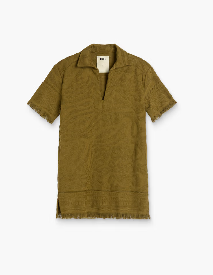 OAS- Olive Aya Terry Dress