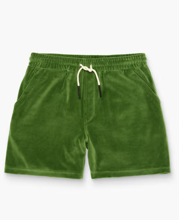 OAS- Penny Green Velour Shorts
