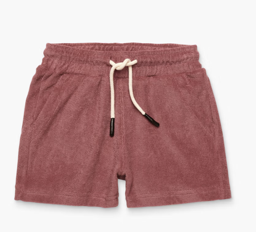 OAS- Kids Dusty Plum Terry Shorts