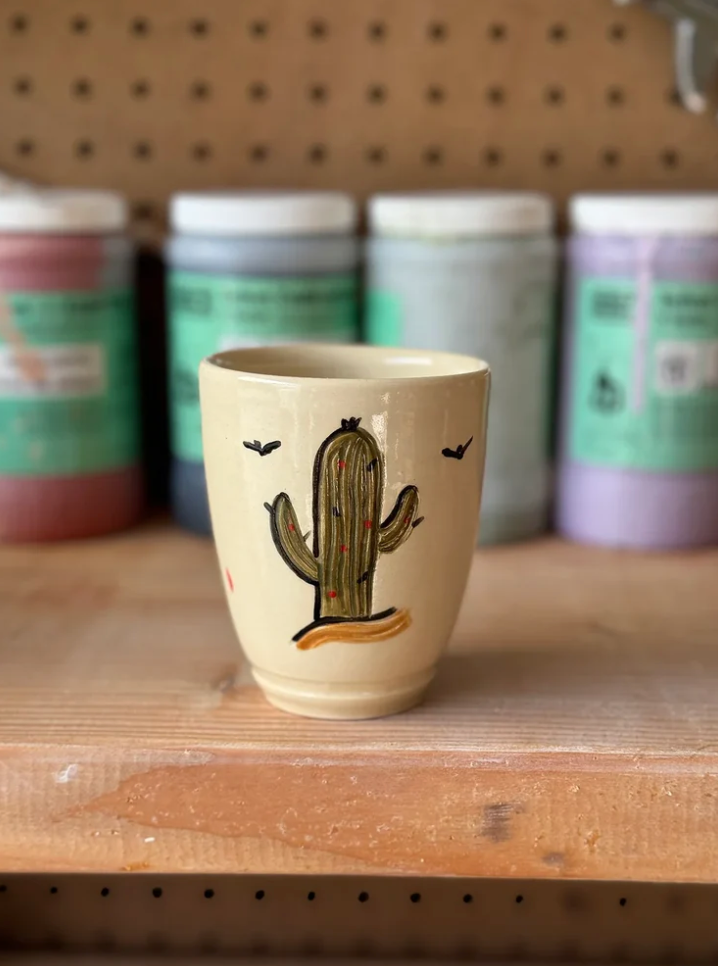Dannys Mud Shop- Cactus Tumbler