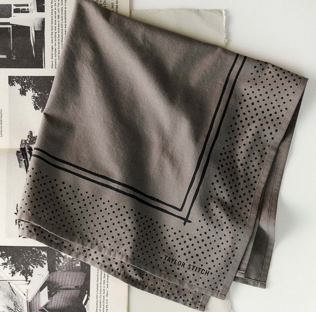 Taylor Stitch- The Bandana- Smoked Olive
