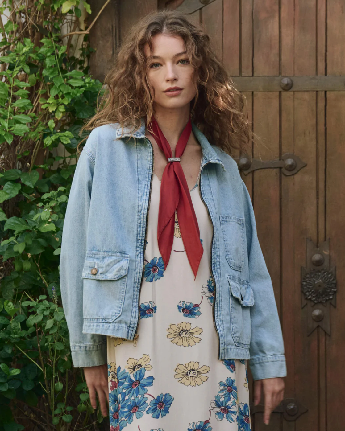 The Great. Zip Front Chore Jacket