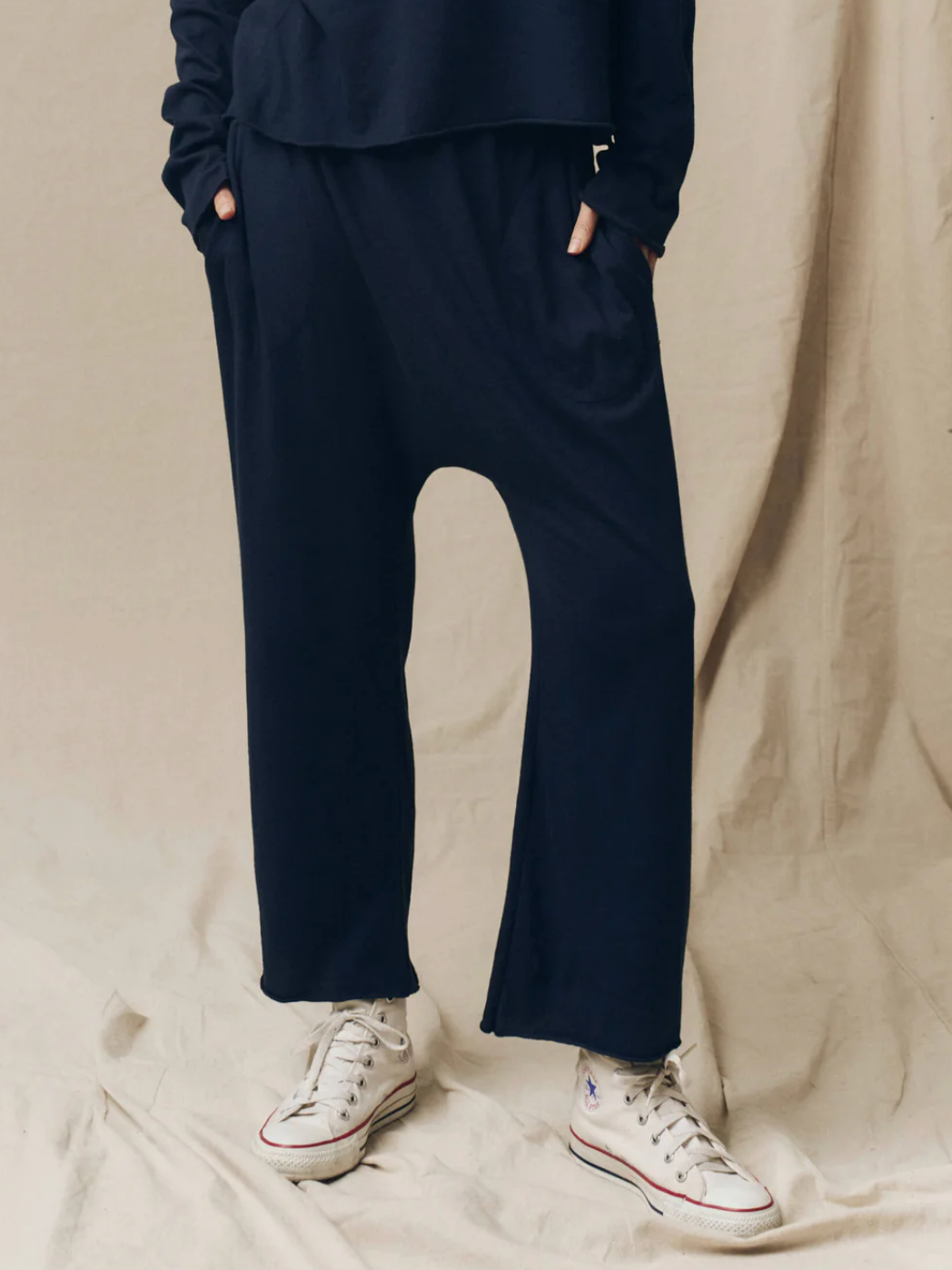 The Great. The Jersey Crop- True Navy