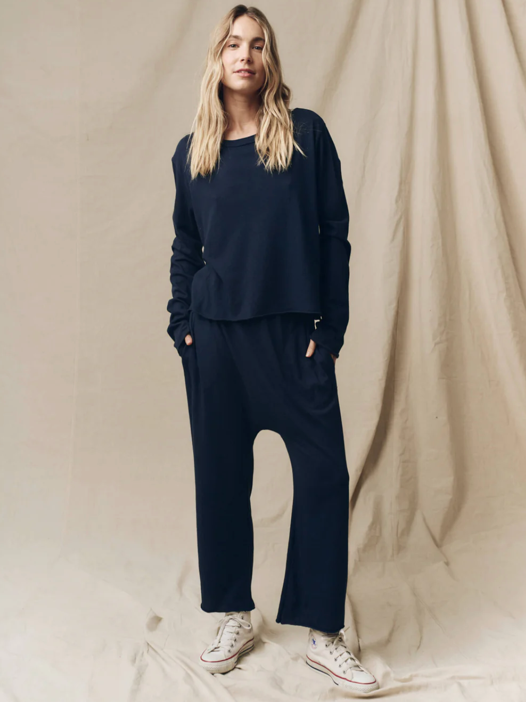 The Great. The Jersey Crop- True Navy