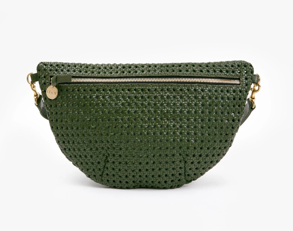 Clare V. Grande Fanny Army Rattan