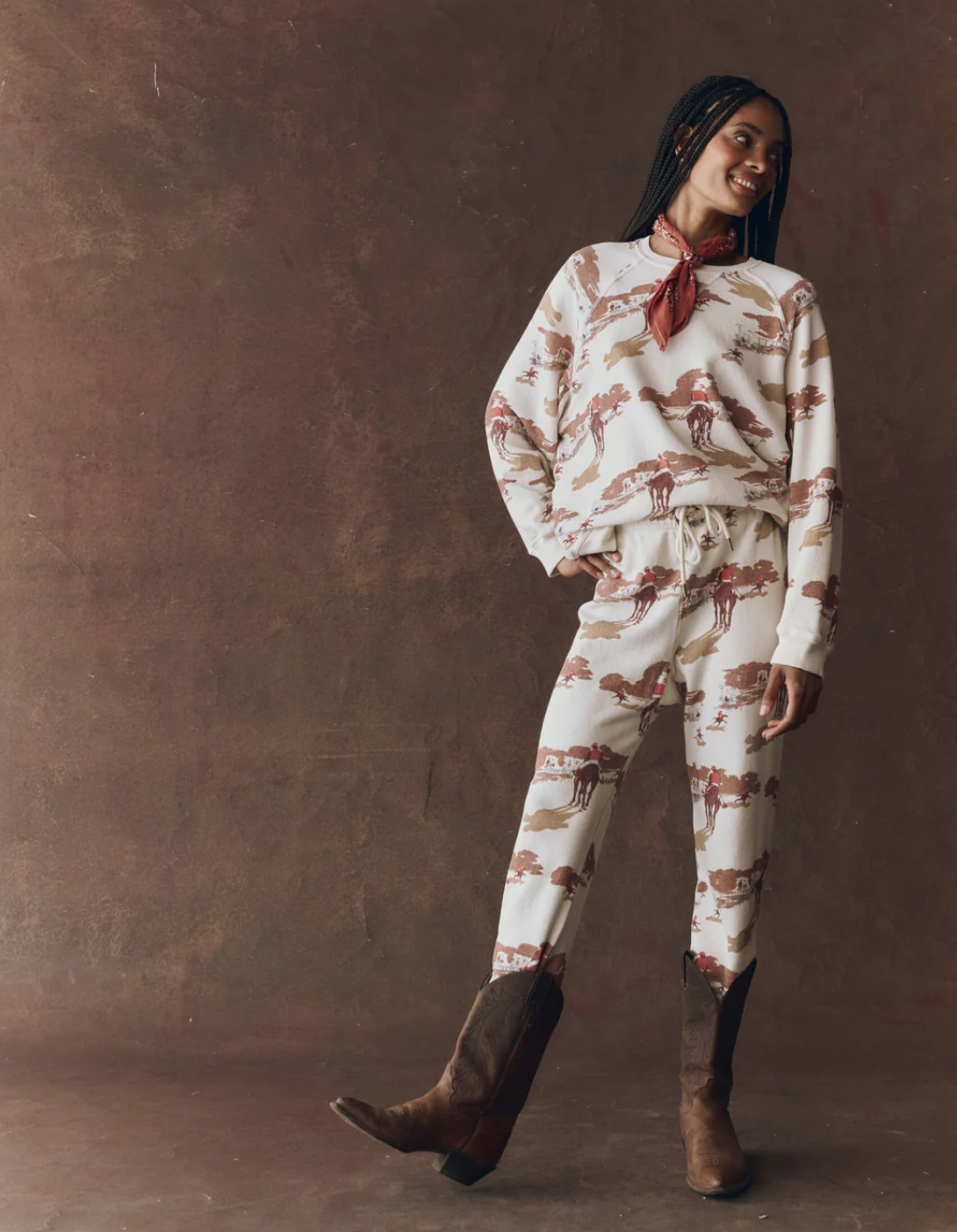 The Great. The Stadium Sweatpant- Riding Horses