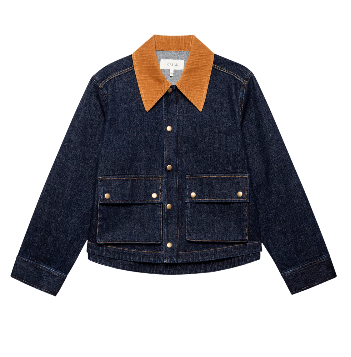 The Great. The Denim Swingy Jacket