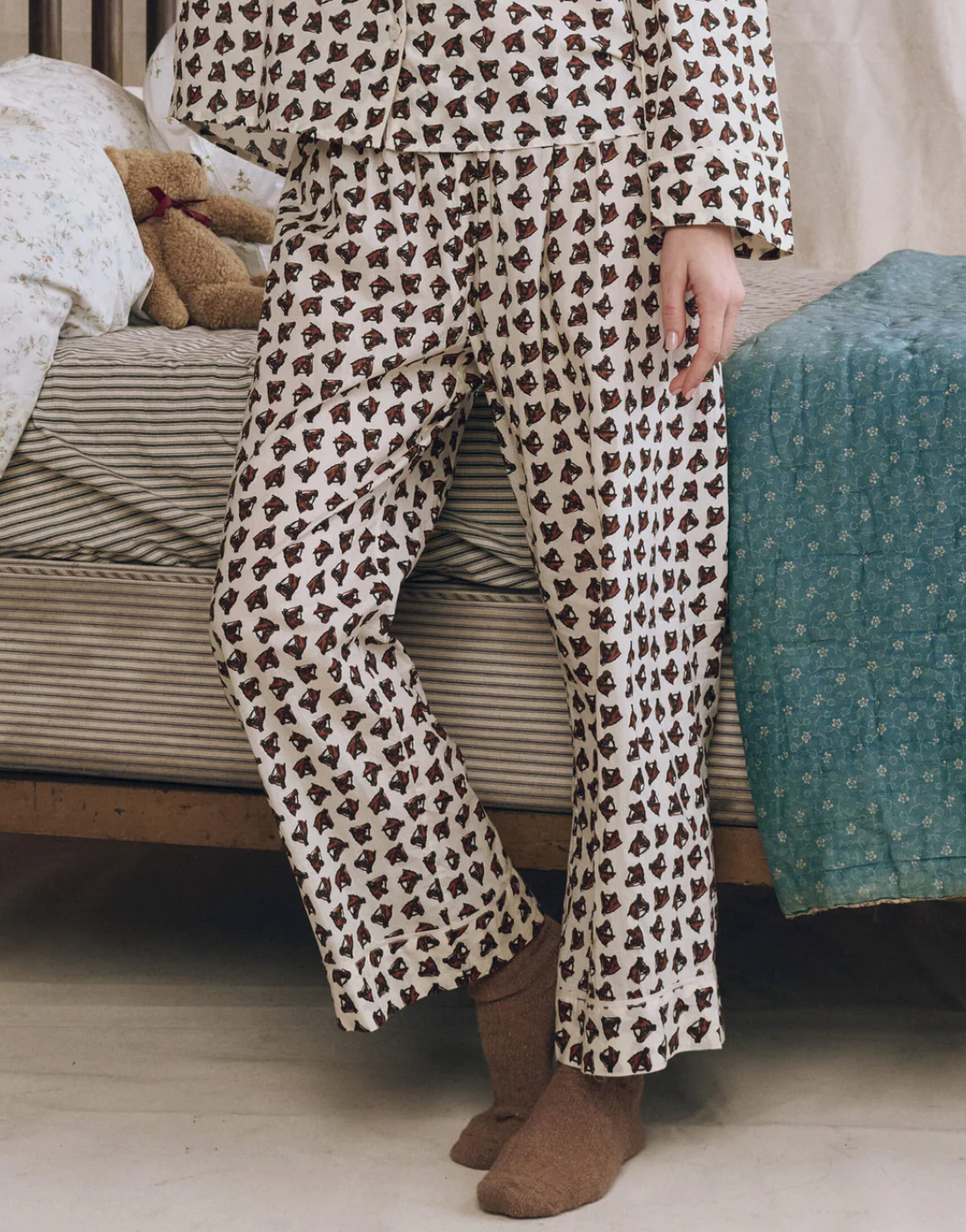 The Great. The Easy Sleep Pant- Horse Medallion Print