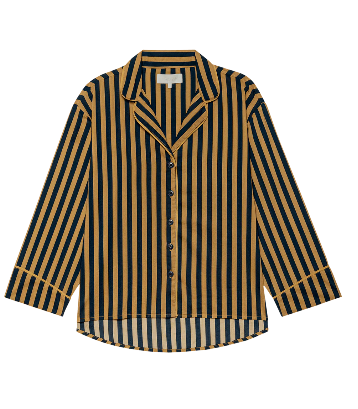 The Great. The Pajama Shirt- Club Stripe