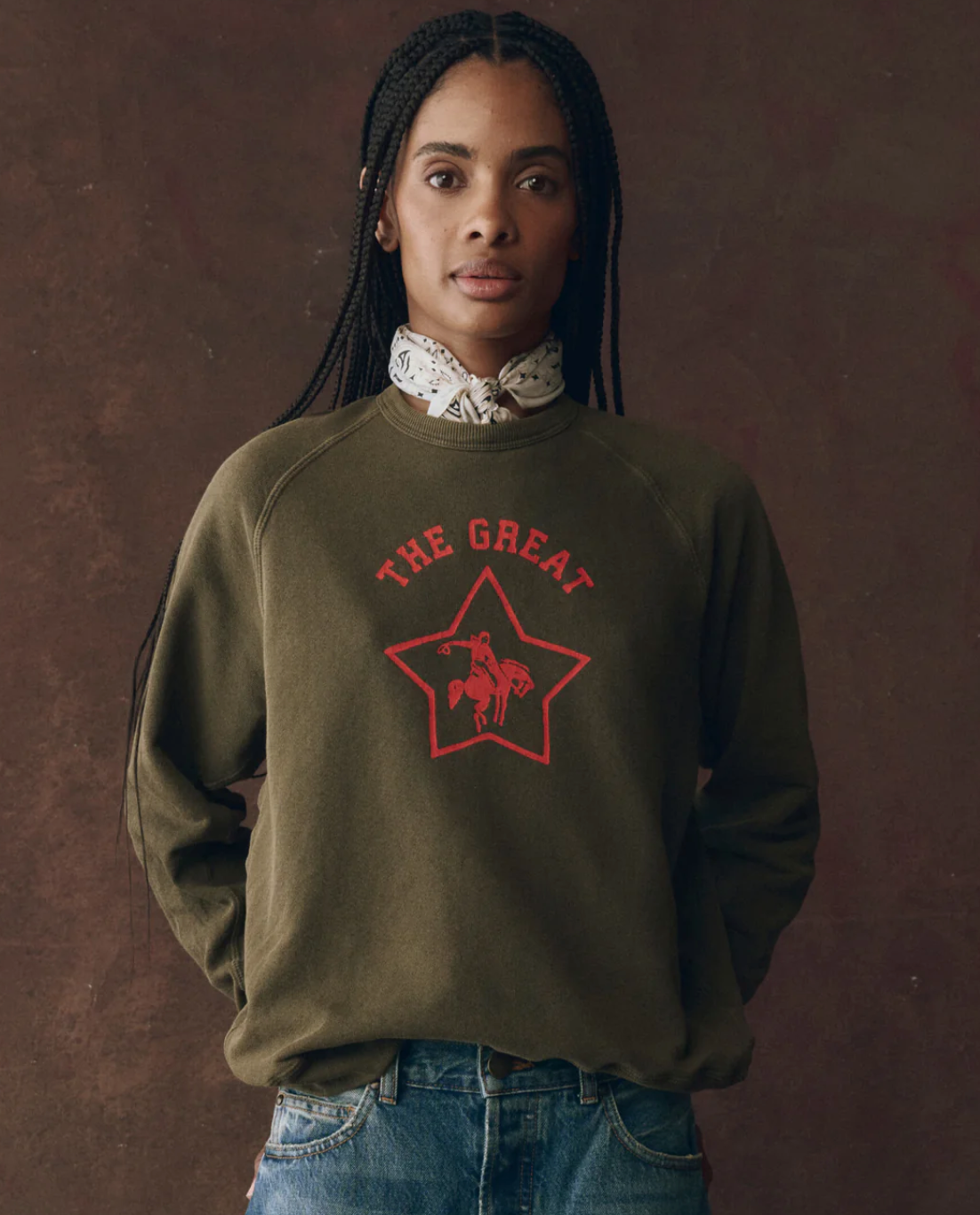 The Great. The College Sweatshirt- Rodeo Star- Dark Army