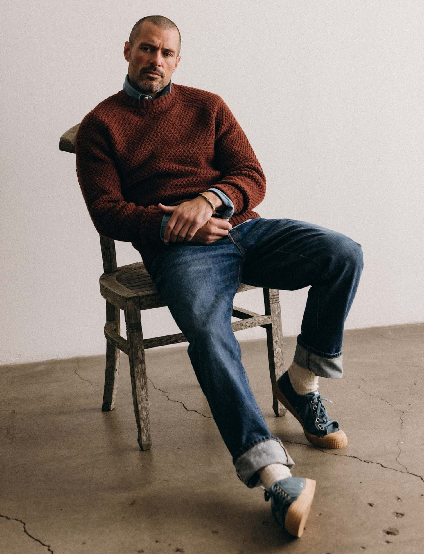 Taylor Stitch- The Straight Jean in Mid Wash Organic Selvedge