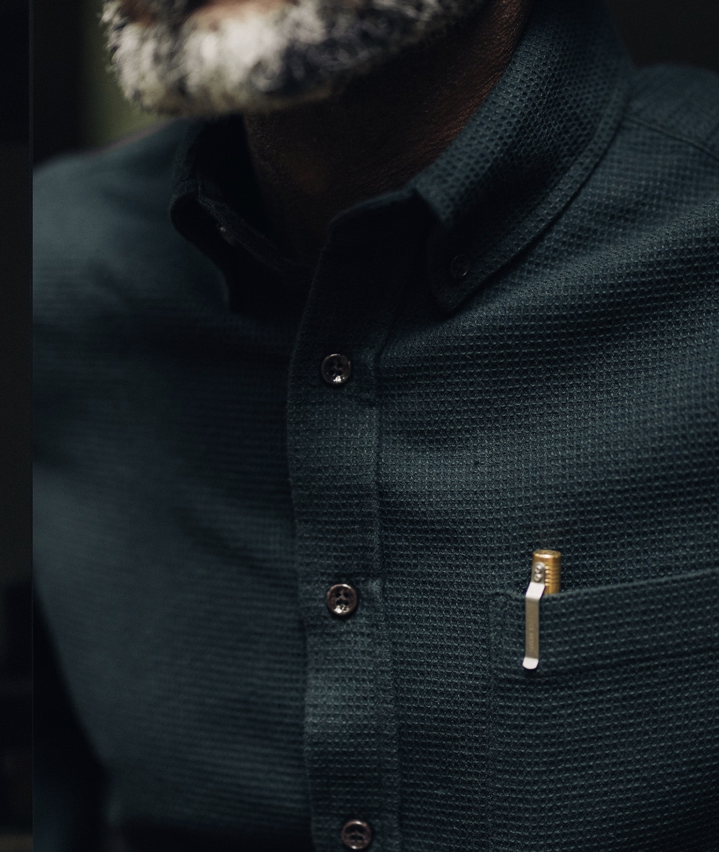 Taylor Stitch- The Jack in Forest Waffle