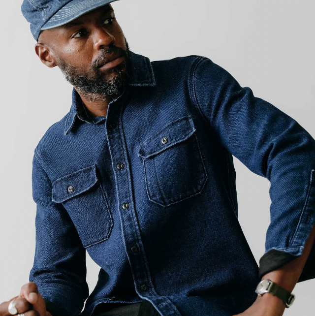 Taylor Stitch-Division Shirt  Indigo Twill