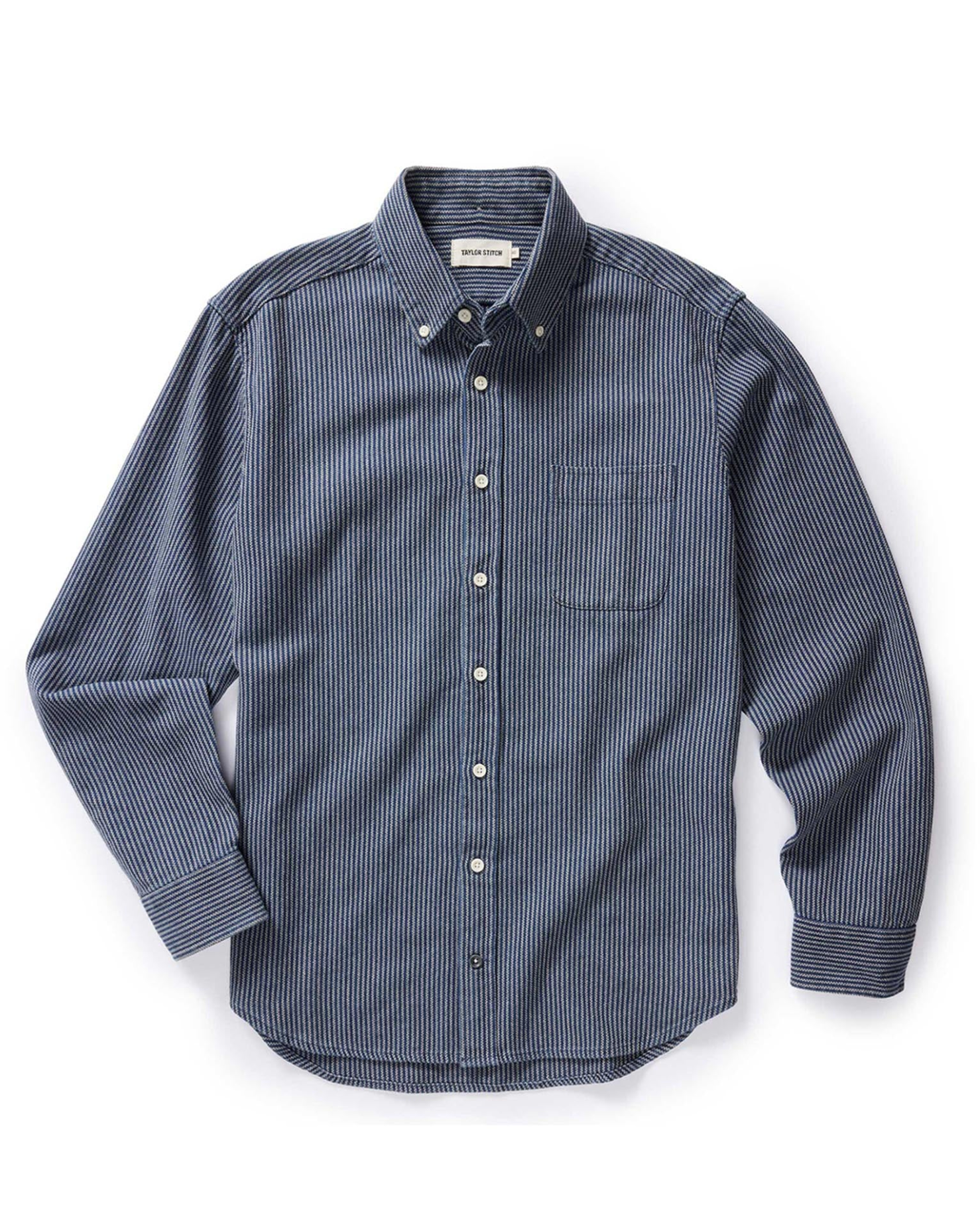 Taylor Stitch- The Jack Shirt in Roped Indigo