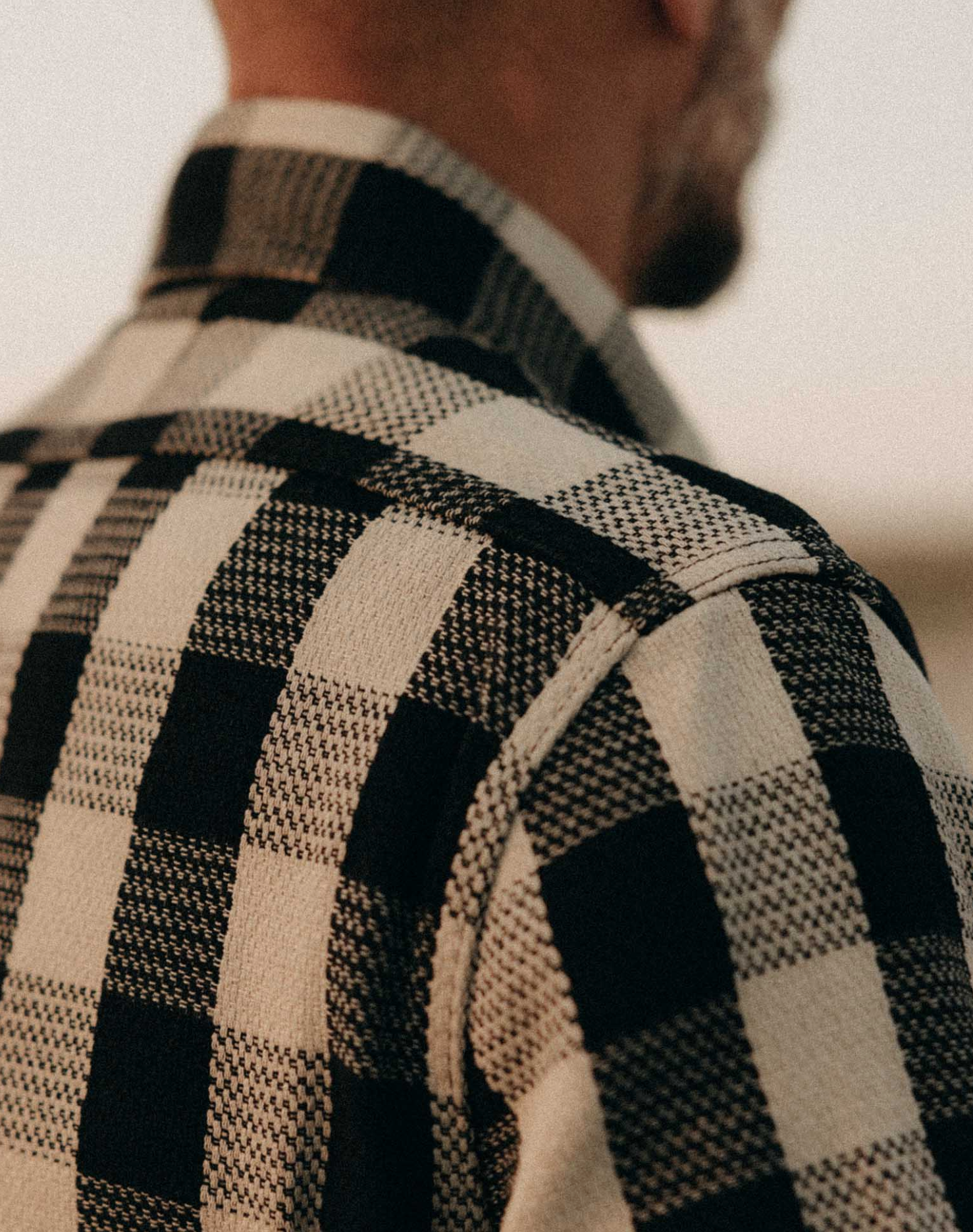 Taylor Stitch-The Division Shirt Black Indigo Check