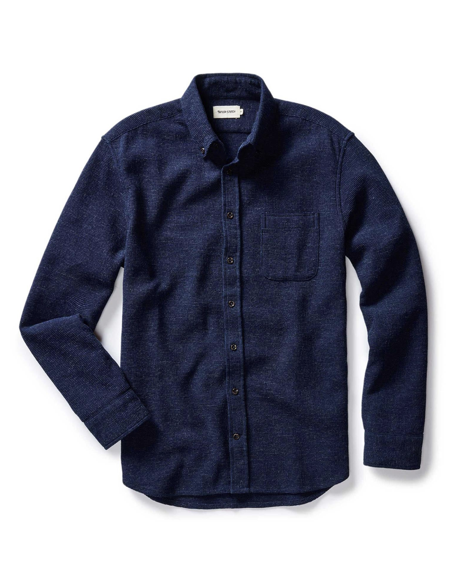 Taylor Stitch- The Jack in Rinsed Indigo Waffle