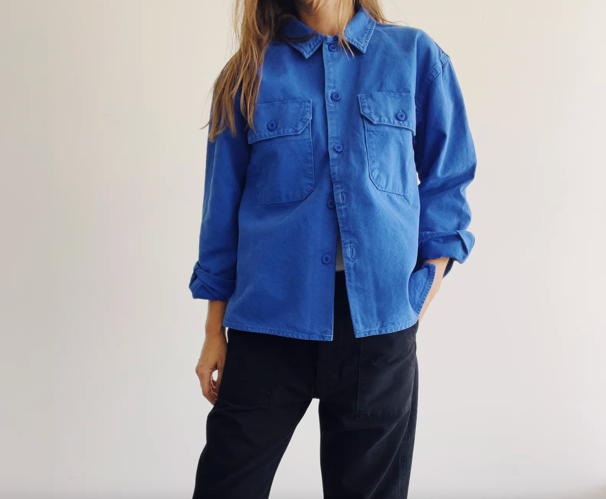 Hey Gang- The Work Shirt Periwinkle