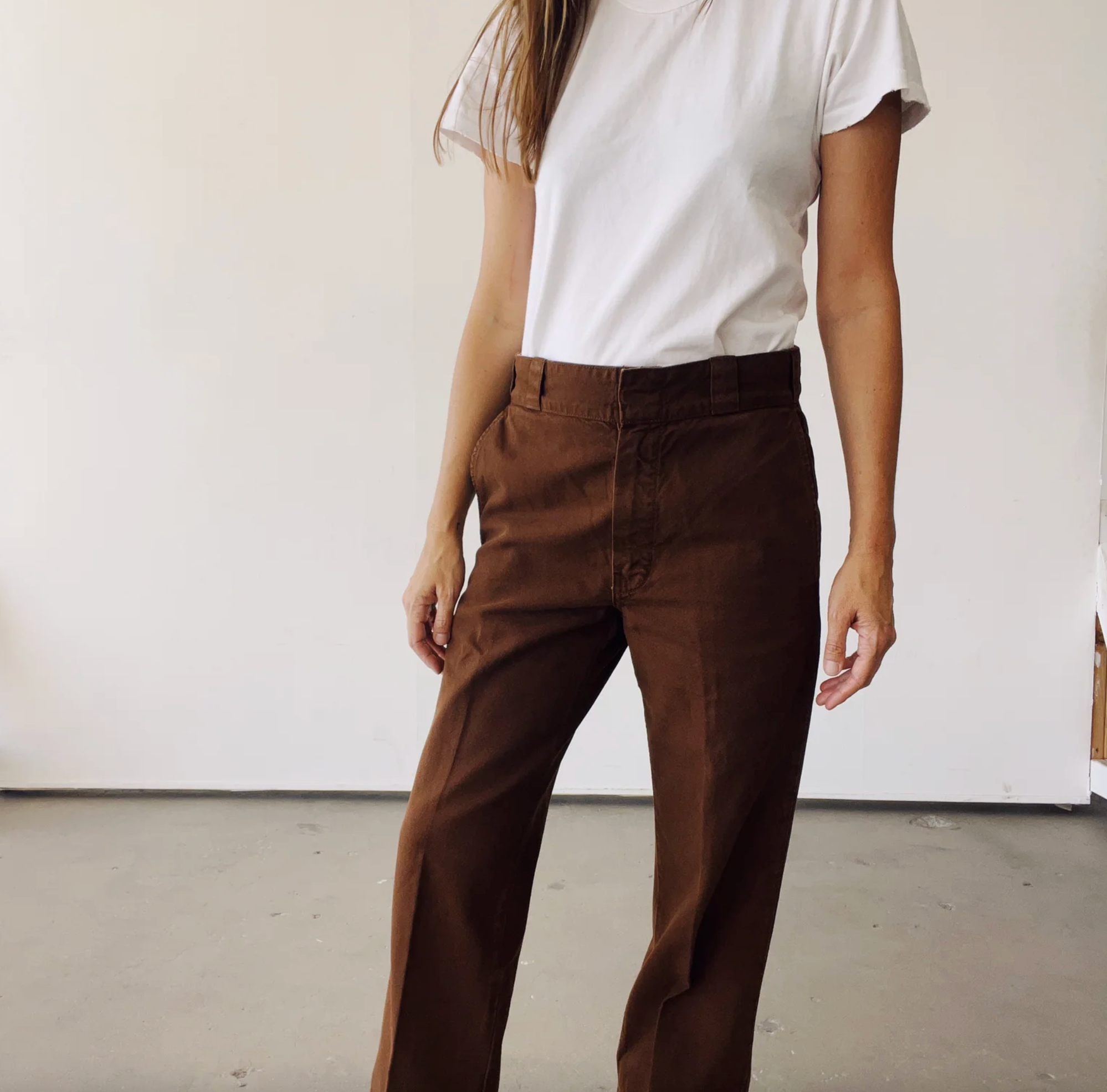 Hey Gang- The Work Pant in Brown