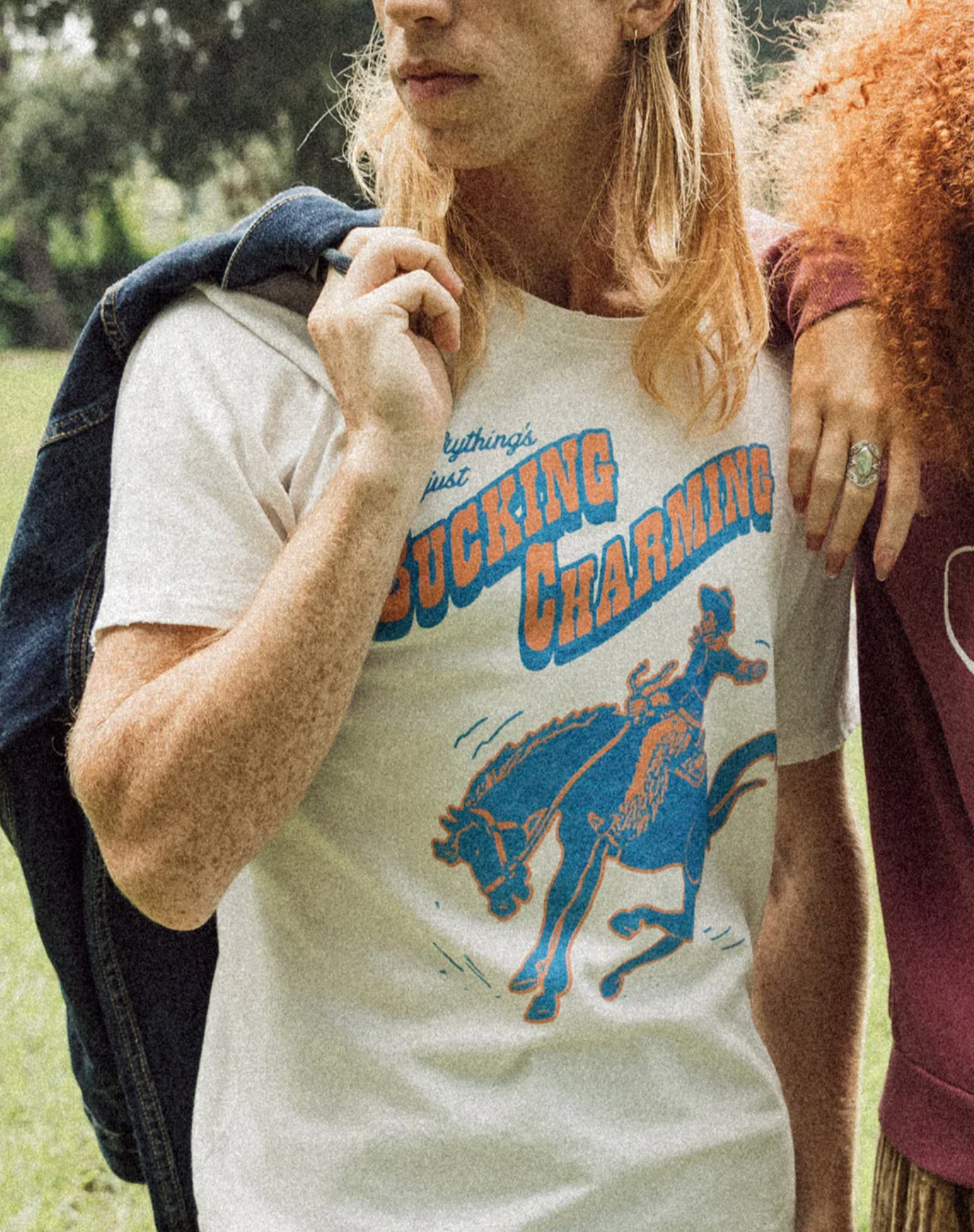 Vintage Bucking Charming Tee