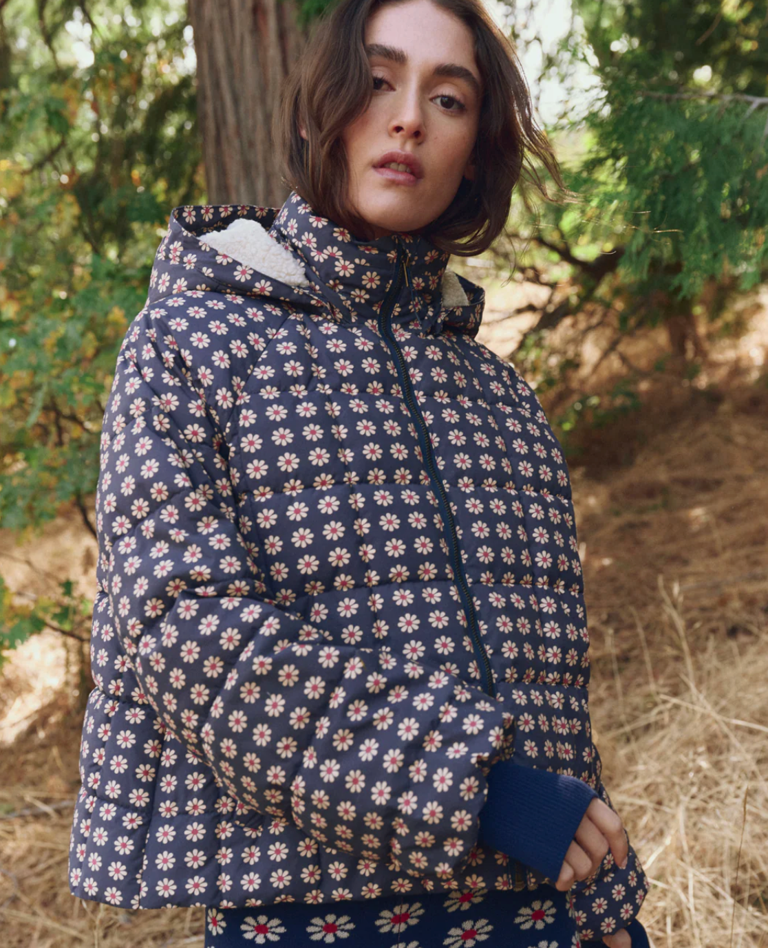 The Great Outdoors. The Whistler Puffer in Mini Frosted Daisy