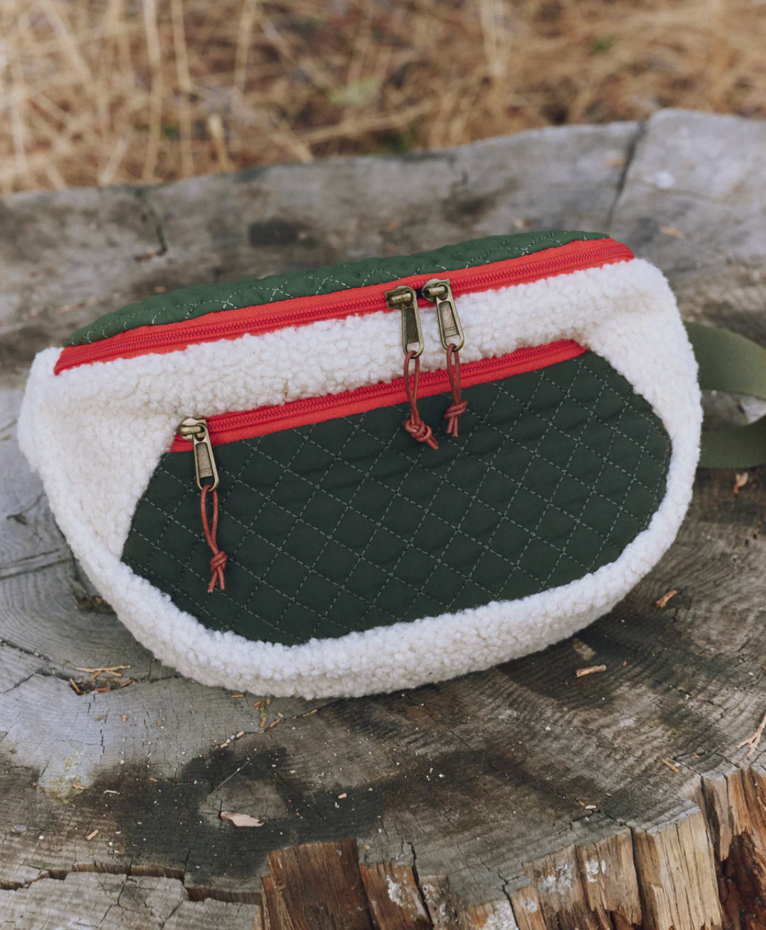 The Great Outdoors. The Plush Colorblock Hip-Pack.