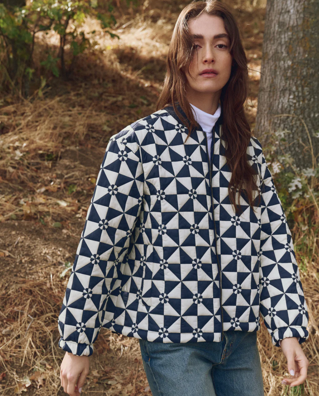 The Great Outdoors. The Alps Puffer Jacket in Quilted Vintage Navy