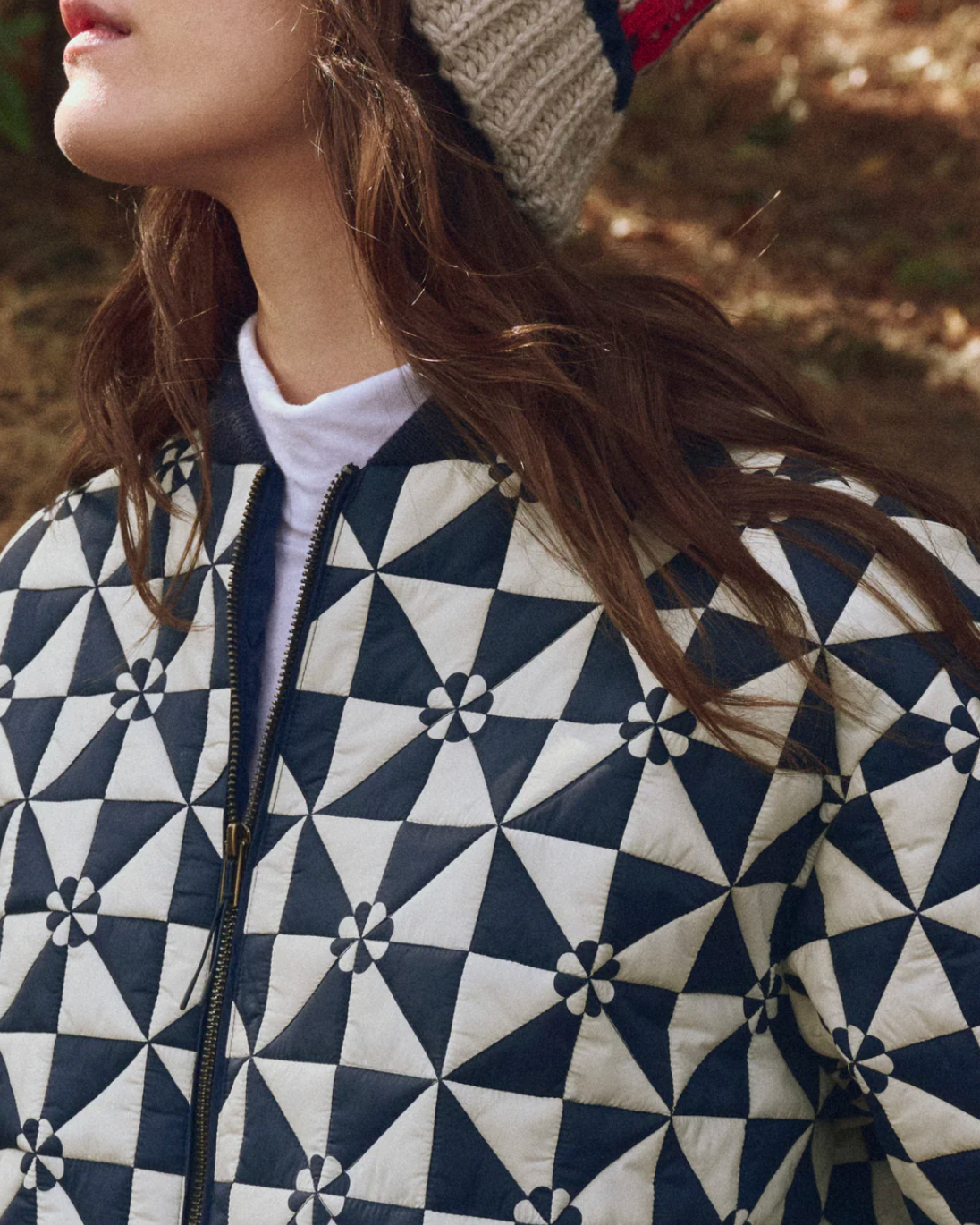 The Great Outdoors. The Alps Puffer Jacket in Quilted Vintage Navy