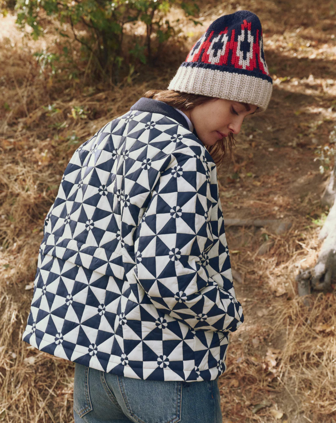 The Great Outdoors. The Alps Puffer Jacket in Quilted Vintage Navy