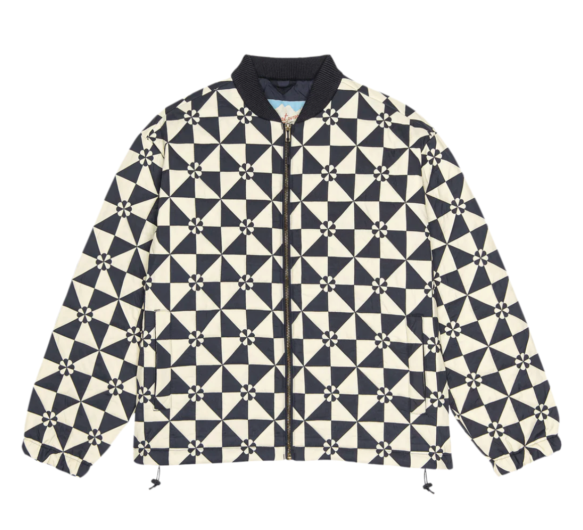 The Great Outdoors. The Alps Puffer Jacket in Quilted Vintage Navy