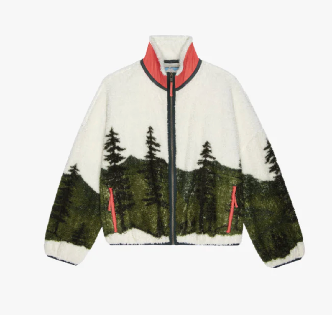 The Great Outdoors. The Plush Terrain Full-Zip in Mountain View Landscape