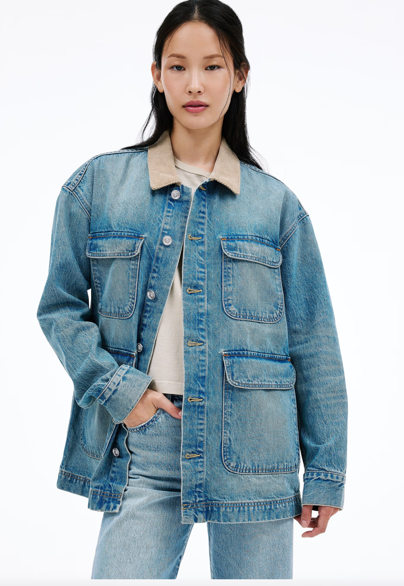 SLVRLAKE-  Hayden Chore Jacket Mojave