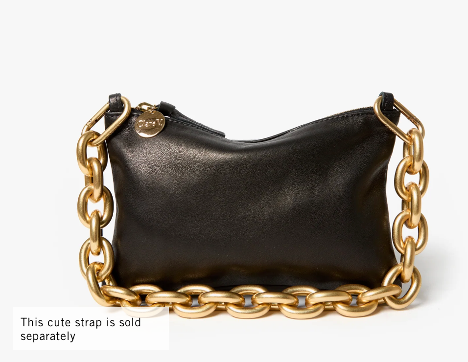 Clare V. Wallet Clutch w/ Tabs- Black