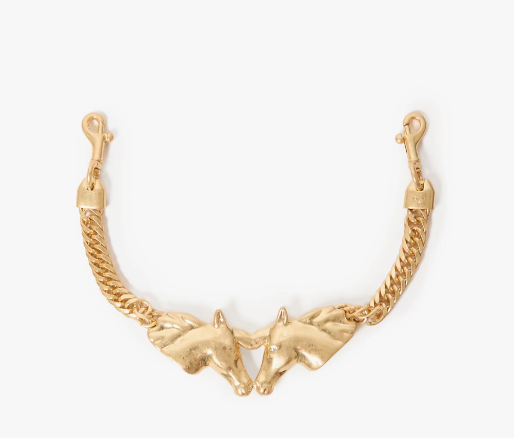 Clare V. Top Handle Le Cheval Vintage Gold