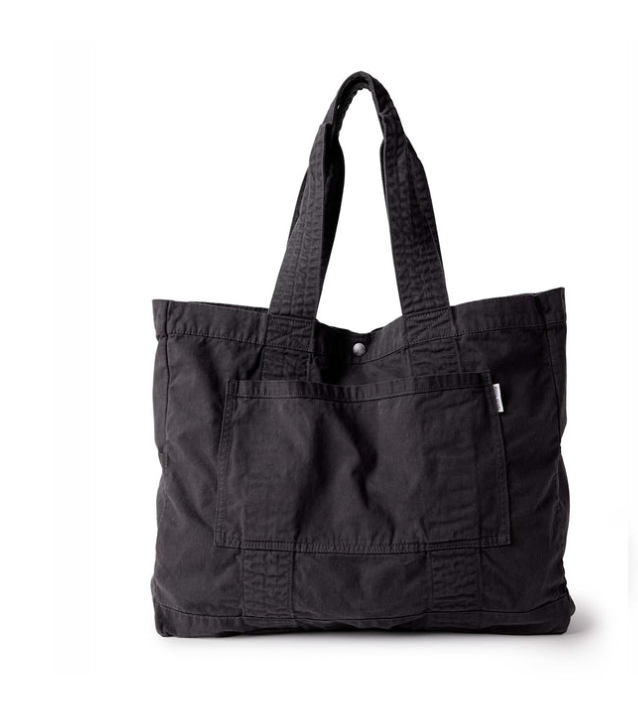 Taylor Stitch- The Foundation Tote Organic Faded Black