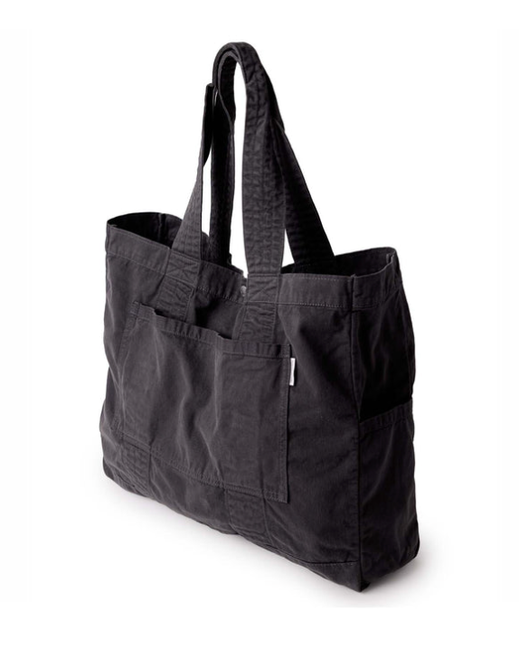 Taylor Stitch- The Foundation Tote Organic Faded Black