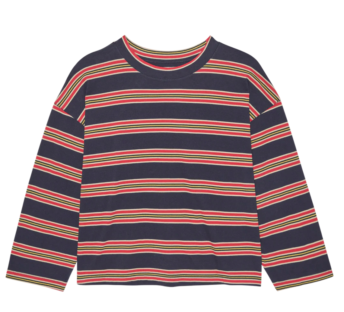The Great. Field Tee in Scout Stripe