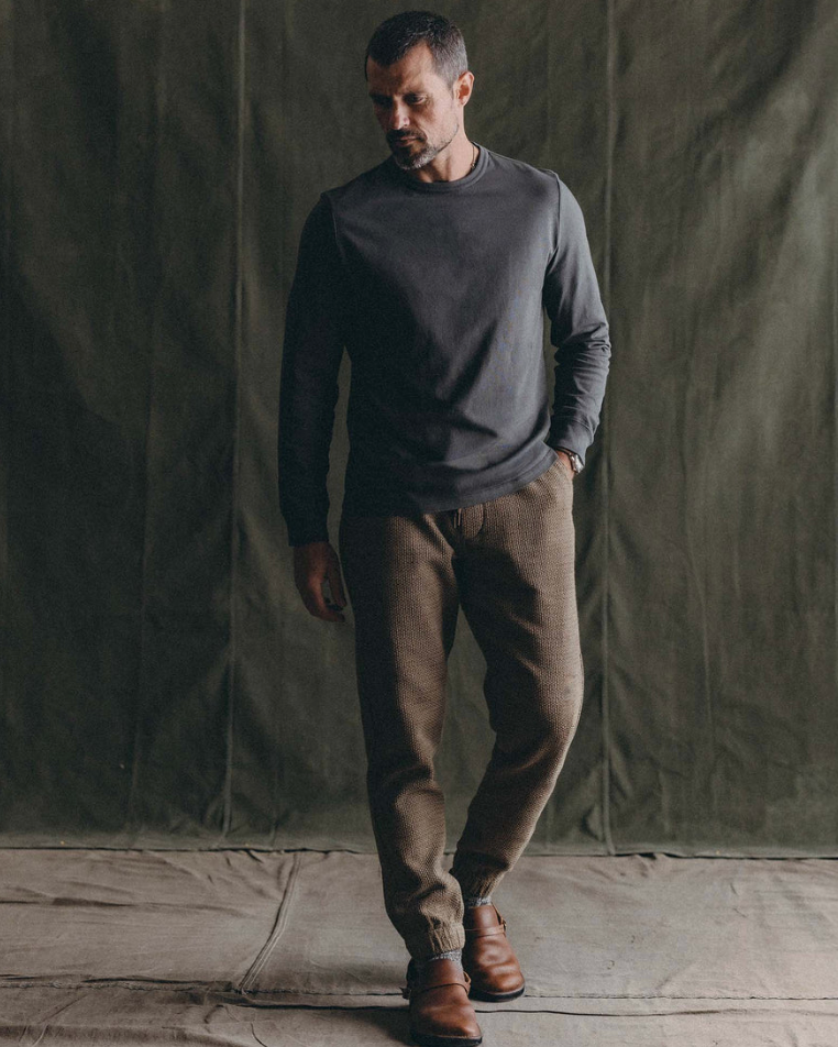 Taylor Stitch- The Apres Pant in Cypress Sashiko