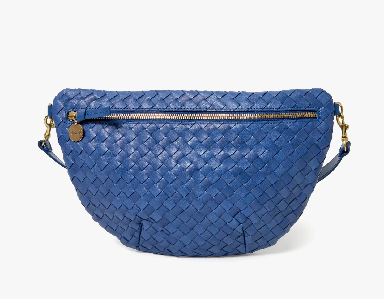 Clare V. Grande Fanny in French Blue Woven