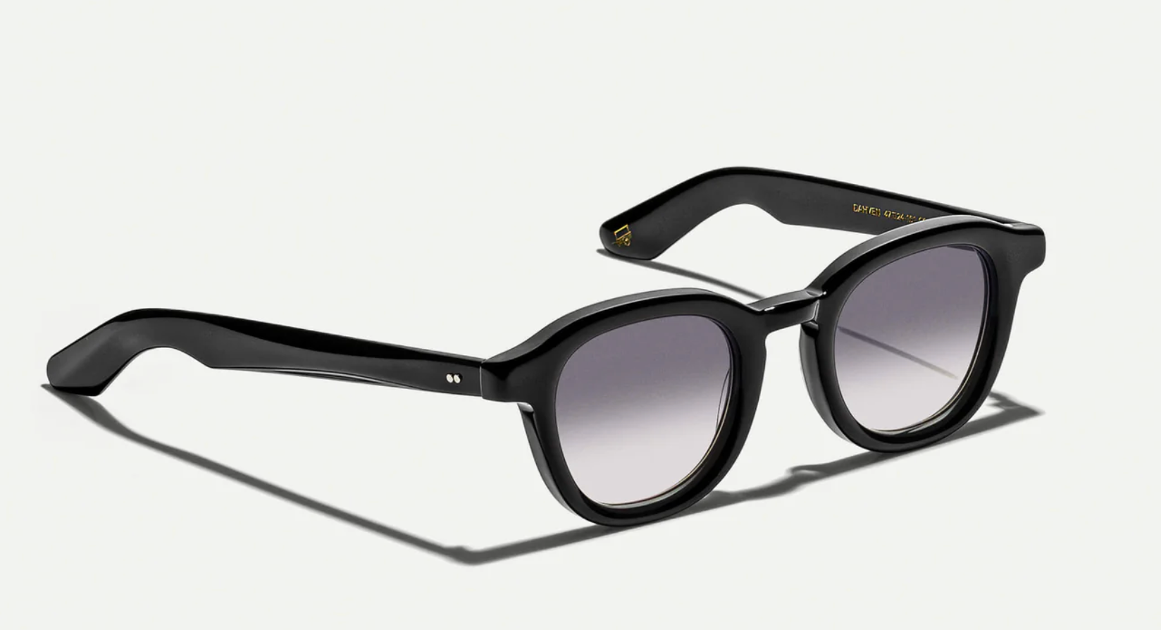 MOSCOT- DAHVEN SUN BLACK with AMERICAN GREY FADE LENS