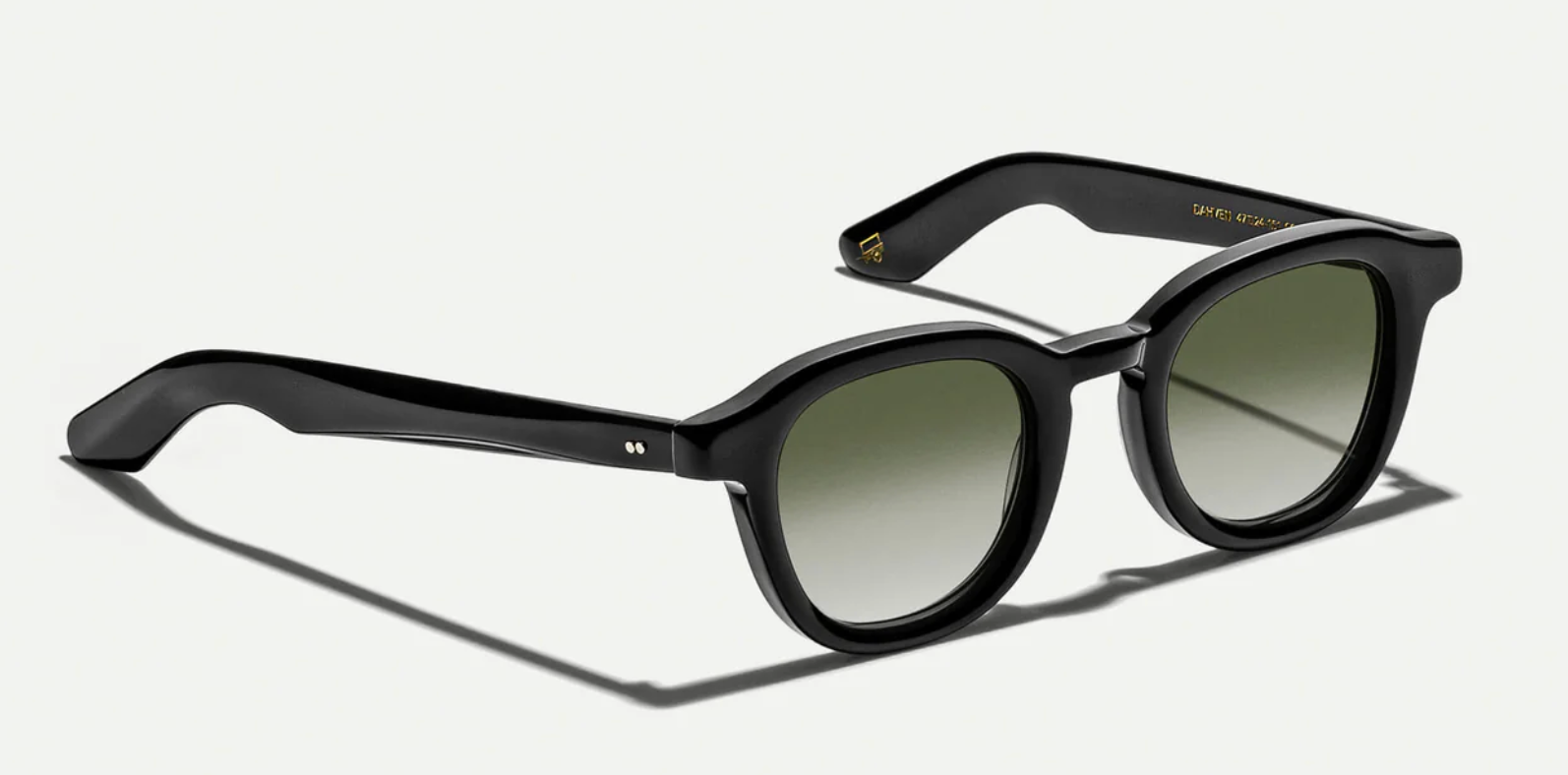 MOSCOT- DAHVEN SUN BLACK with G-15 FADE LENSES