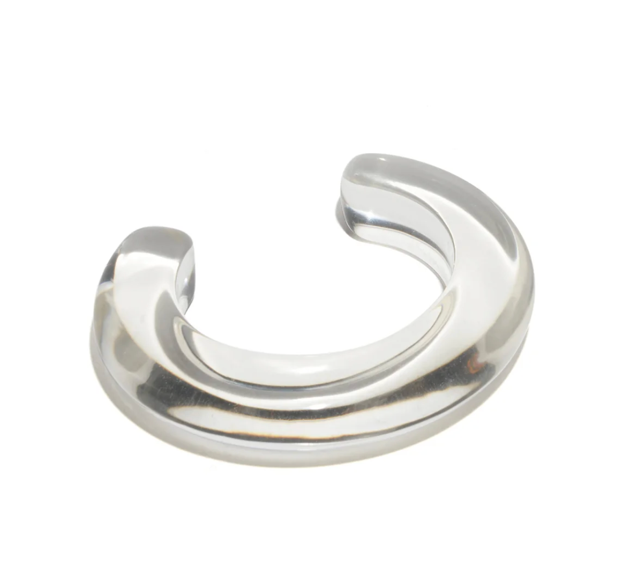 Lizzie Fortunato- Ridge Cuff in Clear