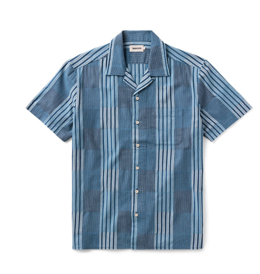 Taylor Stitch- The Hawthorne Shirt in Indigo Patchwork