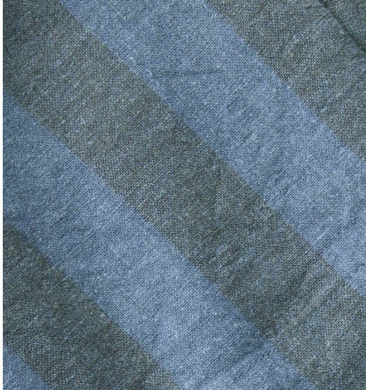 Taylor Stitch- The Short Sleeve California in Blue Stripe Hemp