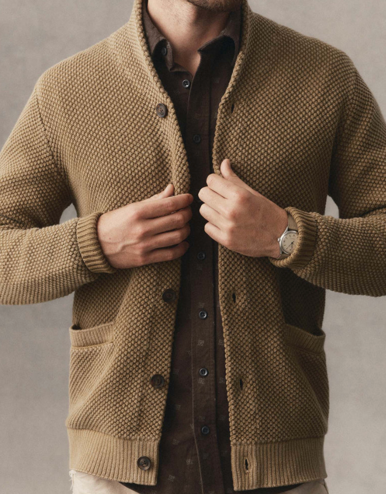 Taylor Stitch- The Crawford Sweater in Bay Leaf