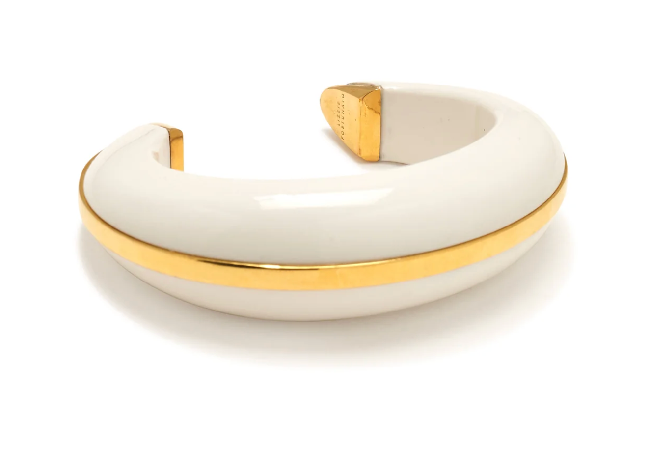 Lizzie Fortunato- Halo Cuff in Alabaster