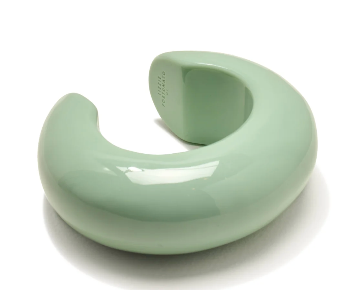Lizzie Fortunato- Arc Cuff in Seafoam