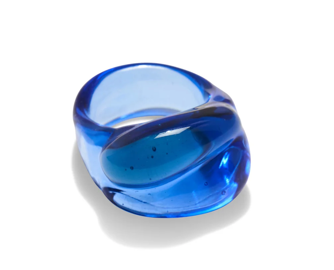 Lizzie Fortunato- Tidal Ring in Cobalt