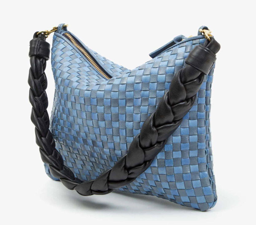 Clare V. -Flat Clutch-Woven with Tabs