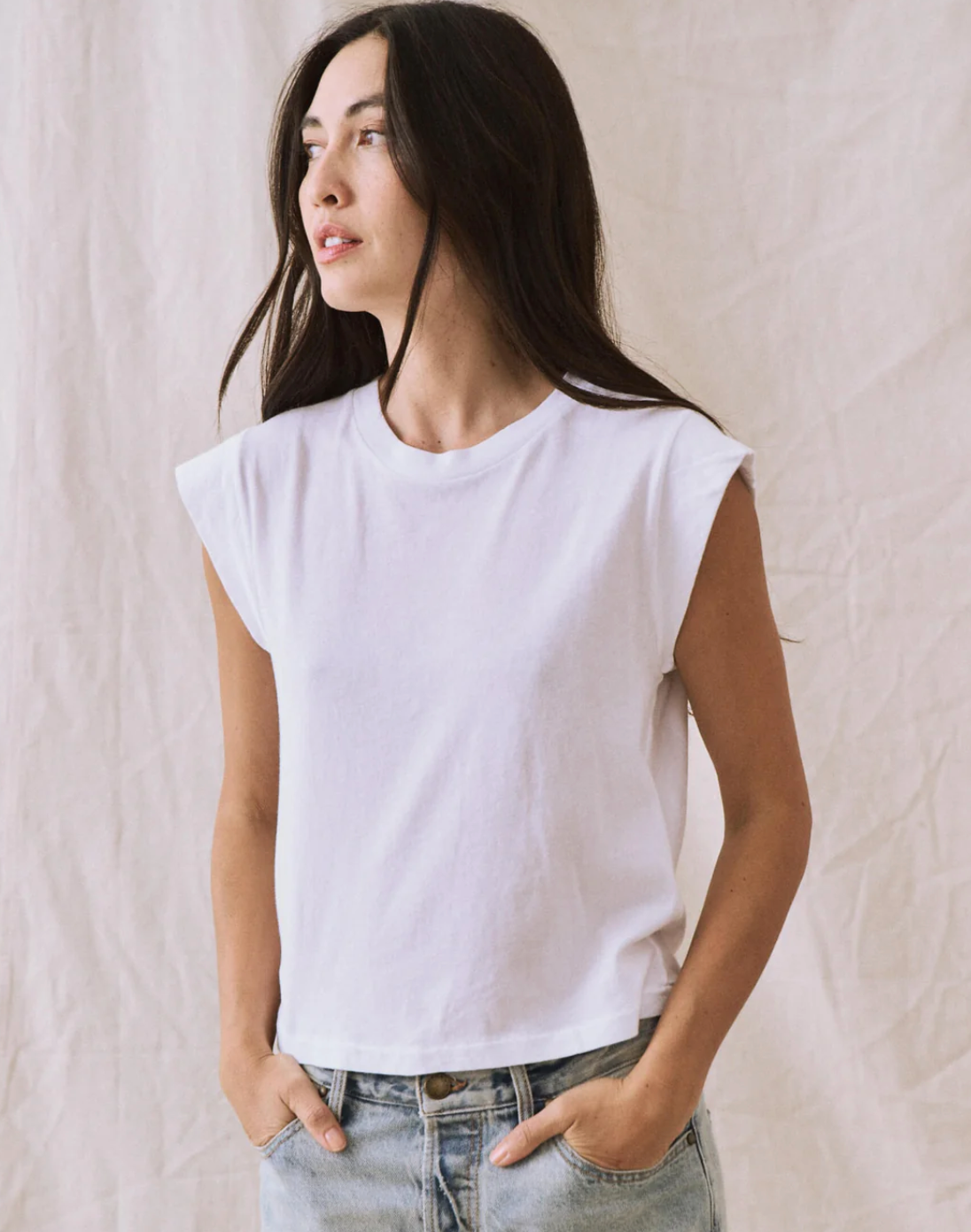 The Great. The Peak Shoulder Tee