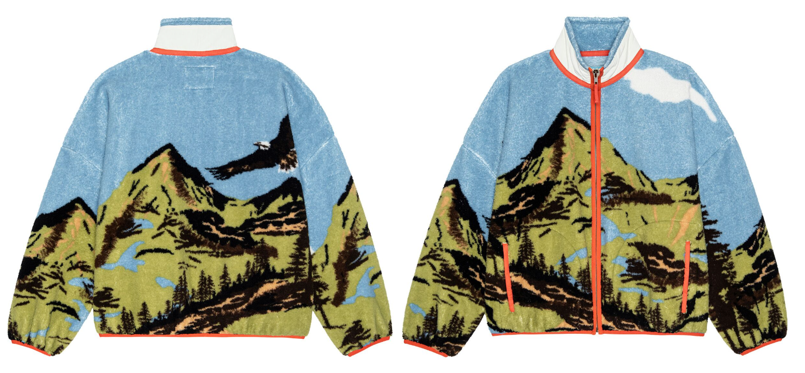 The Great Outdoors- Plush Terrain Full Zip California Eagle Landscape